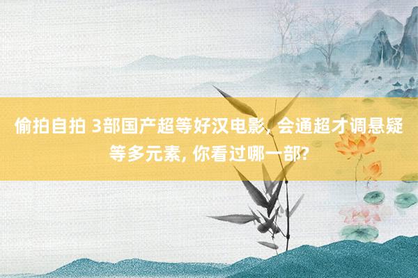 偷拍自拍 3部国产超等好汉电影, 会通超才调悬疑等多元素, 你看过哪一部?