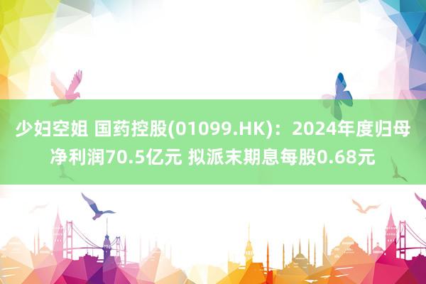 少妇空姐 国药控股(01099.HK)：2024年度归母净利润70.5亿元 拟派末期息每股0.68元