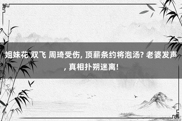 姐妹花 双飞 周琦受伤, 顶薪条约将泡汤? 老婆发声, 真相扑朔迷离!