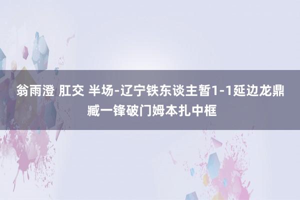 翁雨澄 肛交 半场-辽宁铁东谈主暂1-1延边龙鼎 臧一锋破门姆本扎中框