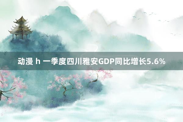 动漫 h 一季度四川雅安GDP同比增长5.6%