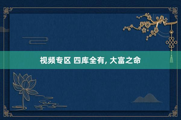 视频专区 四库全有, 大富之命